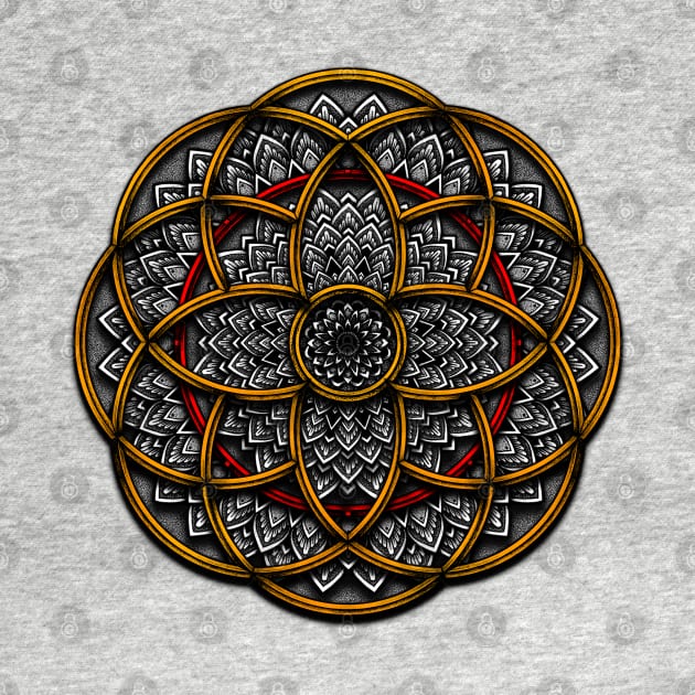 Geometric Mandala by Awank.13